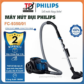 Mua Máy Hút Bụi Philips FC9350/01  1800W - Hộp Chứa 1.5Lit  Công nghệ PowerCyclone 5  Hàng Chính Hãng
