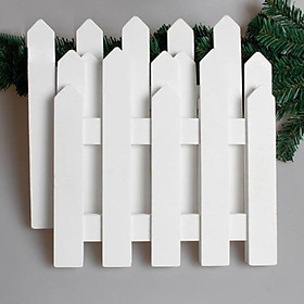 Bộ Hàng Rào Nhựa Lắp Ghép Trang Trí Cây Thông Noel, Sân Vườn Dài 1m6 Cao 20cm