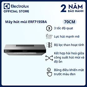 Mua Máy hút mùi Electrolux dạng cổ điển 70cm ERF715SBA  Lực hút mạnh mẽ loại bỏ mùi hôi nhanh chóng  Dễ dàng vệ sinh  Hàng chính hãng 