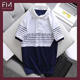 Áo thun cổ bẻ nam phối màu trẻ trung, chất thun mềm mịn thoải mái hoạt động - FORMEN SHOP - FMPS162