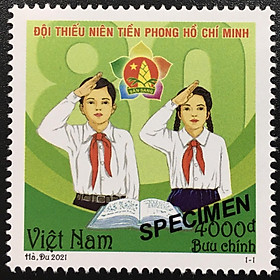 Tem Việt Nam 2021 SPECIMEN - Đội Thiếu Niên Tiền Phong Hồ Chí Minh.