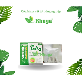 Phân bón Vidan Viên sủi Ga3 hộp 5gr Lớn trái, Kích chồi và Vọt hoa