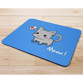 Mua Miếng lót chuột mẫu Chú mèo nền xanh