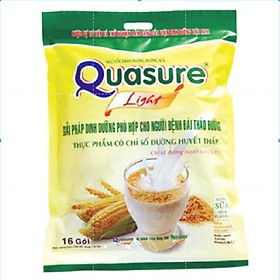 Combo 2 túi Bột ngũ cốc Quasure light túi 400 gram Bibica - Thực phẩm dành cho người ăn kiêng, người tiểu đường