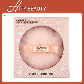 Bông phấn nhũ bắt sáng highlight MACK ANDY tạo hiệu ứng nhũ lấp lánh - Hity Beauty