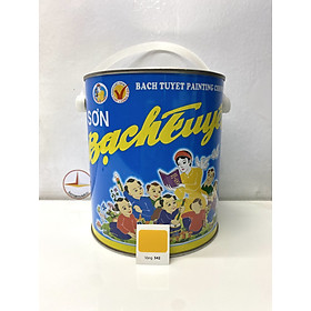 Mua Sơn dầu Bạch Tuyết màu vàng 542 3kg