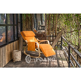 Ghế thư giãn | POANG ROCKING CHAIR | plywood óc chó/bạch dương | cam | R67xS162xC86 cm