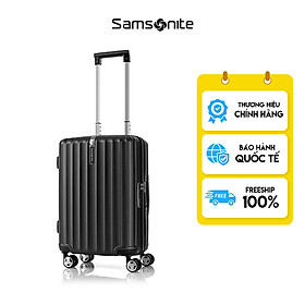 Vali kéo Samsonite Enow Spinner EXP - Black - Cabin 55/20