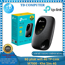 Bộ phát wifi 4G TP-Link M7000 (4G LTE/ Ăng-ten ngầm/ Khe Sim 4G/ 10 User) - Hàng chính hãng FPT phân phối