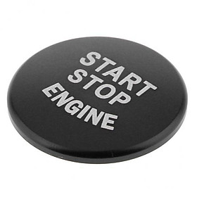 2X Black Car Engine Push Button Cover Sticker For  F30 F20 F32 X1 F48 F45