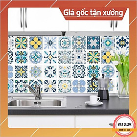 Decal Gạch Bông C36 - Set 30 ô 20x20cm - Decal Dán tường, Dán bếp, Trang trí nhà cửa