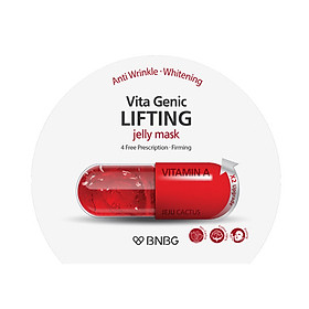 Combo 10 Mặt nạ dưỡng ẩm giúp nâng cơ và săn chắc da Banobagi Vita Genic Lifting Jelly Mask (Vitamin A) 30ml x10