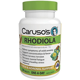 Carusos Natural Health Rhodiola 50 Tablets