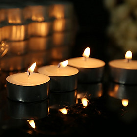 Nến tealight không mùi 75110000 đhộp 100 cái nhiều size