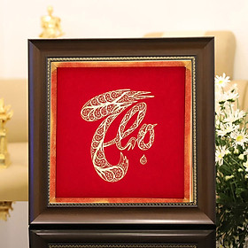 Mua Tranh chữ Thọ mạ vàng 24K