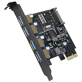 Thẻ mở rộng DigiFusion PCI-E USB 3.0 4 Port