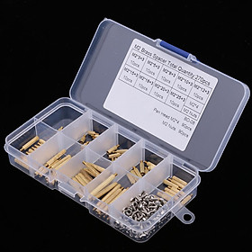 270Pcs/Set M2 3-25mm Male to Female Brass PCB Standoff Screw Nut Assortment