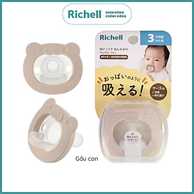 Ty ngậm Richell Nhật Bản cho bé từ 0 tháng có hộp đựng | Baby
