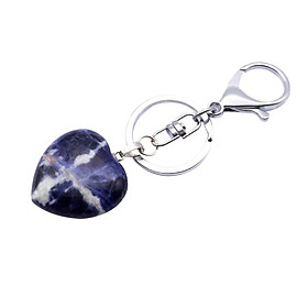 Love Heart Shape Keychain Keyring Keychain Pendant Gift with Lobster Clasp Findings