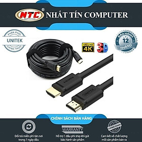 Mua Cáp HDMI Unitek Y-C142M dài 10m hỗ trợ chất lượng 4K UltraHD và âm thanh 7.1 - bảo hành 12 tháng (Đen)