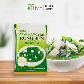 1 gói canh rong biển đậu hũ ăn liền nấu canh không bột ngọt cho bé TÂM