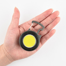 COB flashlights, LED Keychain Torch Magnetic Bottle Opener for Walking Night Running
