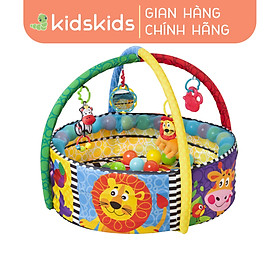 Nhà banh có đồ chơi treo nôi Playgro Ball Activity Nest, cho bé sơ sinh đến 24 tháng