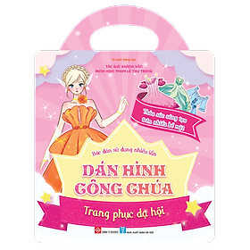 Sách Bóc Dán Sử Dụng Nhiều Lần - Dán Hình Công Chúa