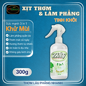 Xịt Thơm & Làm Phẳng Quần Áo Zily Chai 300 g