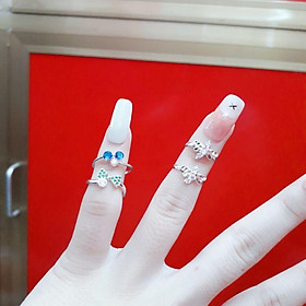 Nhẫn bạc bé gái đính đá cao cấp YN JEWELRY