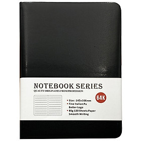 Sổ Da Nhỏ 108-64 - Mẫu 3 - Màu Đen