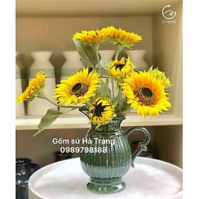Mua Lọ hoa gốm sứ Bát Tràng cao cấp dáng bình sữa cao 25cm