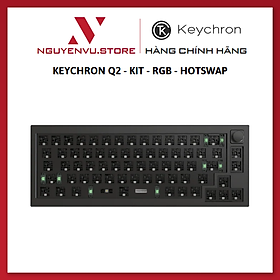 Mua Kit Bàn phím cơ Keychron V2 Knob RGB Hotswap - Hàng Chính Hãng