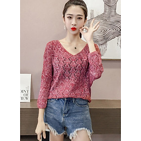 Áo Len Nữ Cardigan Nhẹ Bốn Mùa ALN002 MayHomes Kiểu Cánh Dơi - 1-Đỏ