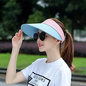 Mũ rộng vành hở chóp XDM HAT chống nắng, chống tia UV – Nón đi biển dành cho nữ
