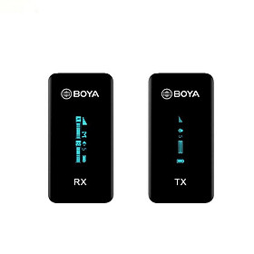 Boya BY-XM6-S1 / BY-XM6-S2 - Micro Cài Áo Không Dây 2.4GHz, Phạm Vi 100m, Màn Hình OLED Dành Cho Smartphone, Laptop, Máy Ảnh, Máy Quay - Hàng Chính Hãng