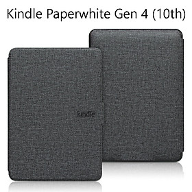 Bao Da Cover Dành Cho Máy Đọc Sách Kindle Paperwhite Gen 4 (10th) 2019 Da Nhám Chống Vân Tay