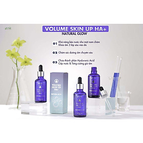 Serum Cấp Ẩm Căng Bóng Da, Giảm Tình Trạng Da Bóng Dầu Nhờn, Tăng Sự Đàn Hồi Cho Da  Volume Skin Up HA+ Genie 100ml, 30ml, 10ml