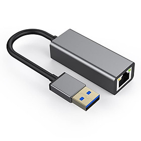 Mua  CÓ SẴN Bộ chuyển đổi đầu RJ45 dây Lan thành USB 3.0 Gigabit Chipset RealTek cho laptop/máy bàn laptop táo