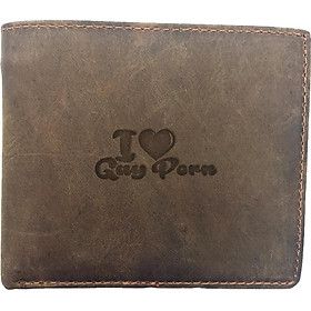 Mua Ví Da Sáp Cao Cấp Có Ngăn Đựng Thẻ Handmade Khắc Hình Chữ Gay ...