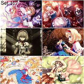 Bộ 6 Poster anime Touhou Gensou Mangekyou - Đông Phương Huyễn Tưởng (2) (bóc dán) - A3,A4,A5