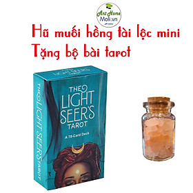 Hũ muối hồng thanh tẩy mini tặng bộ bài tarot  Light Seer’s Tarot