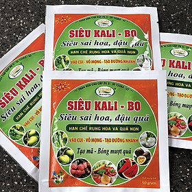 Mua Phân Bón Cao Cấp Siêu KaLi- Bo Siêu Sai Hoa- Đậu Qủa- Hạn Chế Nứt  Thối  Cong Vẹo Qủa