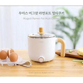 Ca Nấu Mì Mini Mooas, Nồi Nấu Mini, Dung Tích 0.8L, Dùng Cho Mọi Loại Bếp, Nhập Hàn Quốc