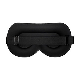 Bịt Che Mắt Ngủ 3D Kèm Bịt Tai Văn Phòng, Trên Xe Ô tô, Máy Bay, Thoáng Khí, Mềm Mại Cho Giấc Ngủ Ngon, Mặt Nạ Ngủ. Du Lịch Dã Ngoại Phượt Thiền MÀU ĐEN