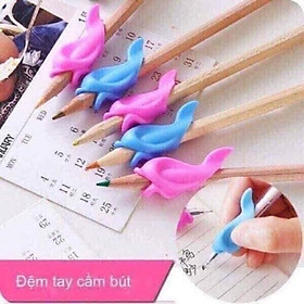 Set 10 đệm bút cá heo hỗ trợ cầm bút đúng cách cho bé