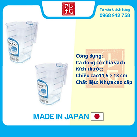 Ca đong chia vạch 500ml có tay cầm tiện lợi - nội địa nhật bản