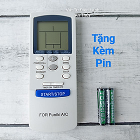 Điều khiển điều hòa FUNIKI nút nguồn xanh - Tặng kèm pin hàng hãng