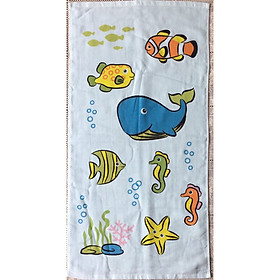 KHĂN TẮM TRẺ EM COTTON 2 LỚP MOLLIS BM5A 60 X 120 CM