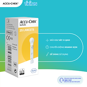 Hộp 25 Kim Chích Máu ACCU-CHEK SoftClix Dùng Cho Máy ACCU-CHEK Active & Instant